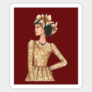 Gold Queen Sticker